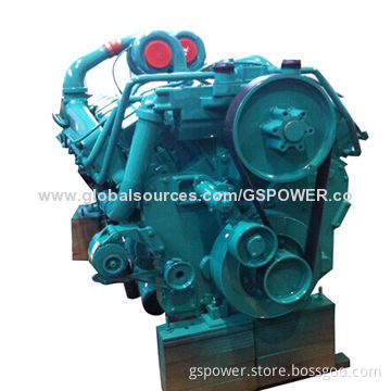 24V electric motor starters, 4 cycles, vee, 16 cylinders, turbocharged, marine engines for gensetNew